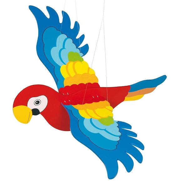 Swinging Animal Macaw (Large) by goki