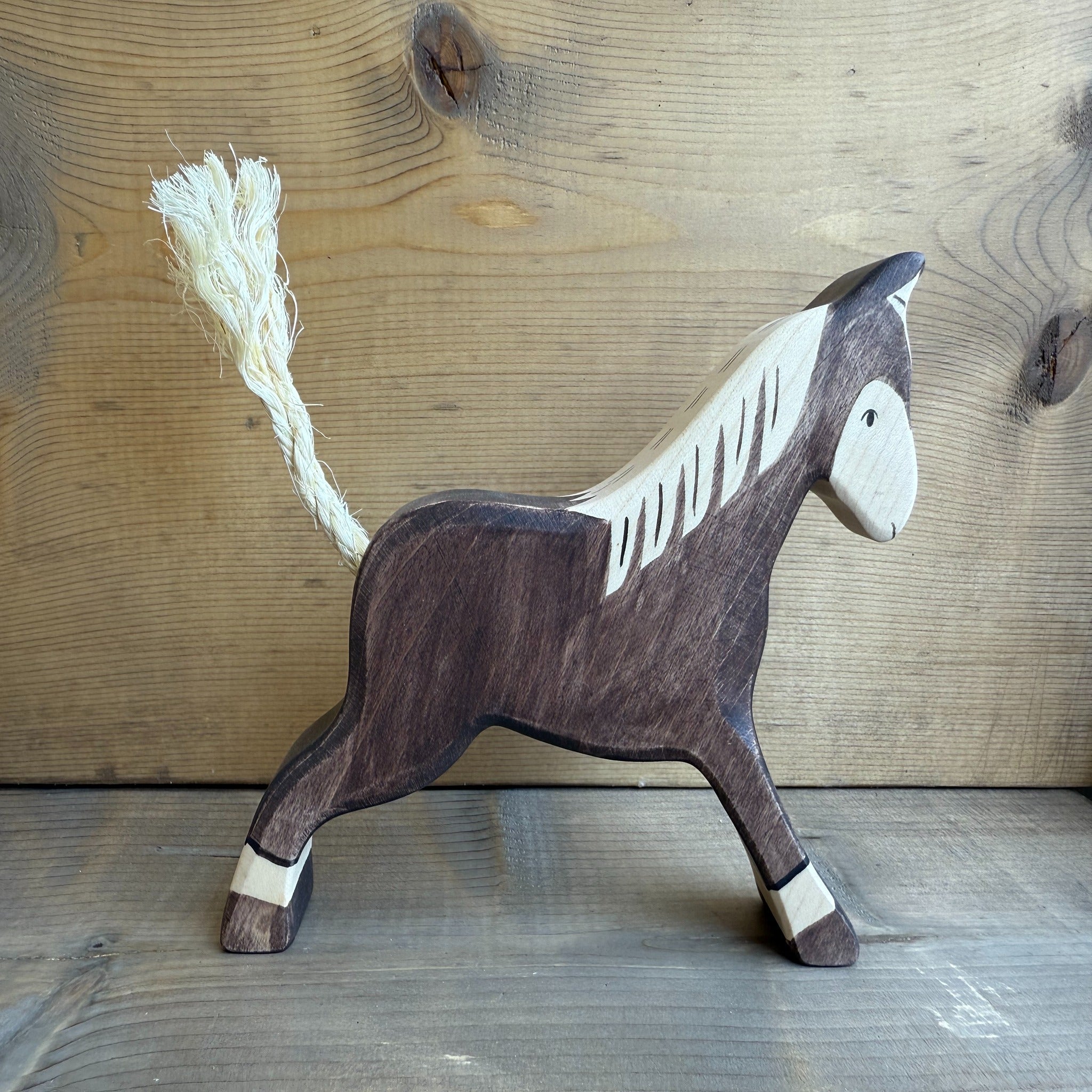 Horse Running (Dark Brown)