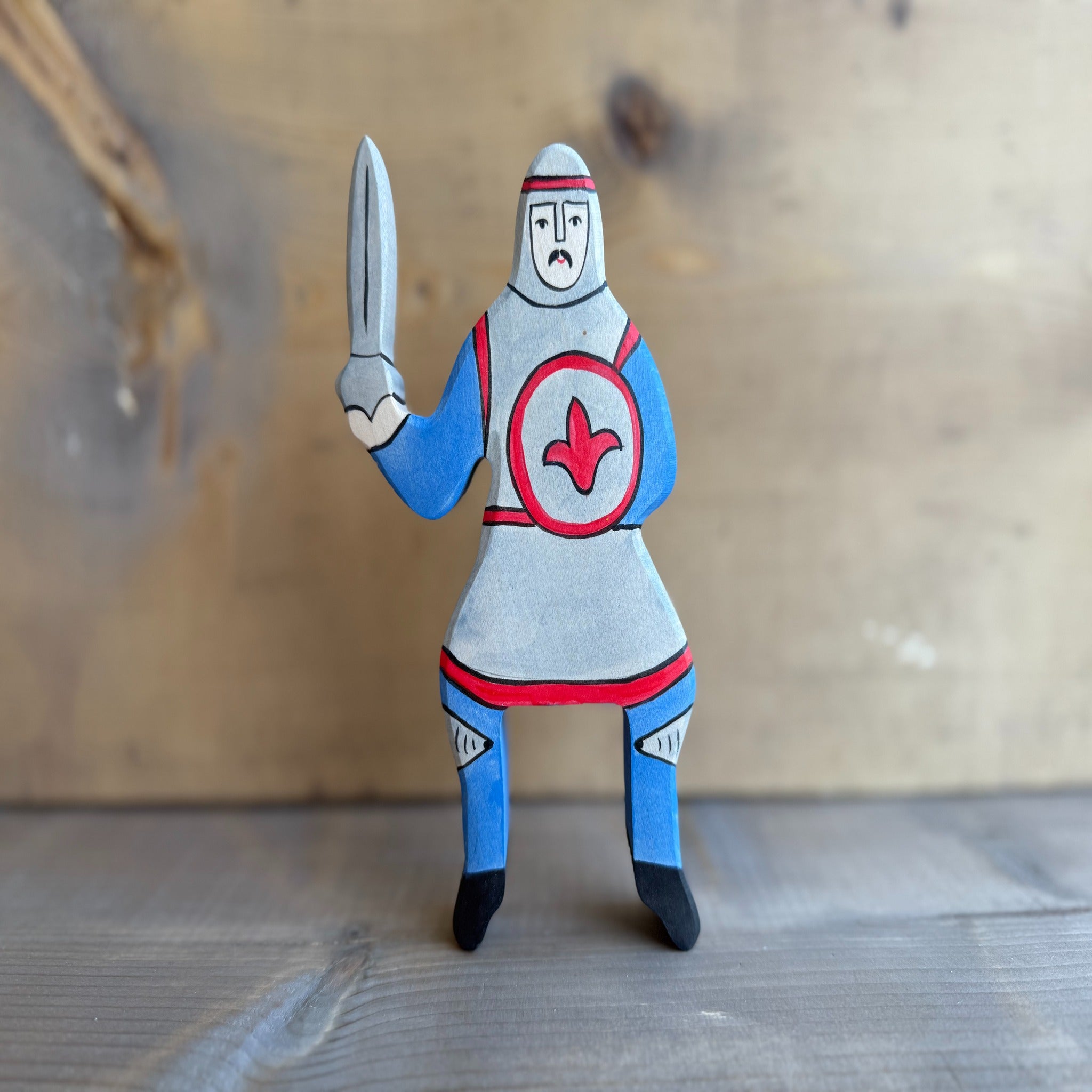 Blue Knight Riding (Without Horse)