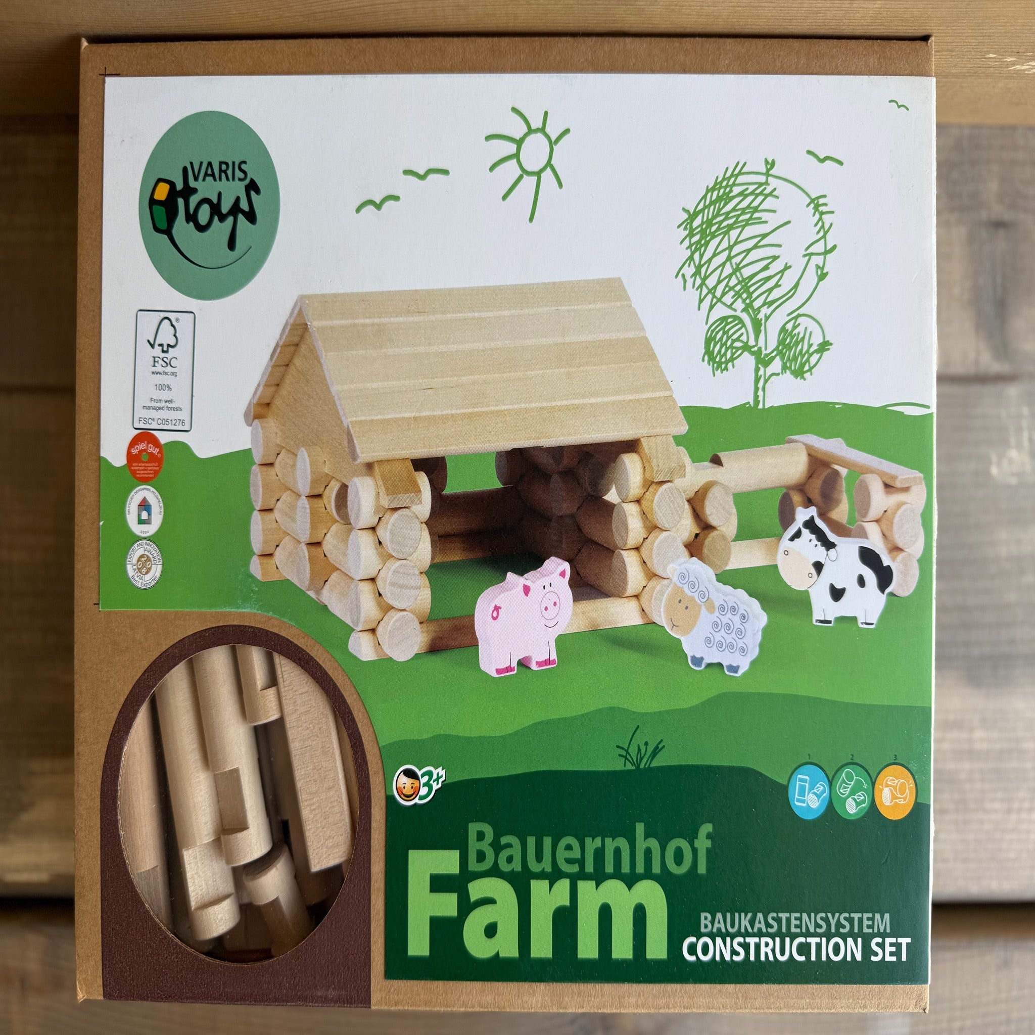 VARIS 77 Part Farm Construction Set