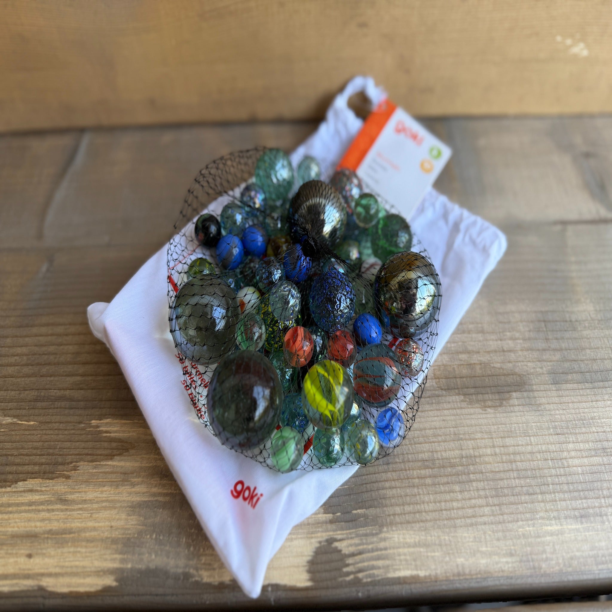 Marble Bag With 50 Marbles