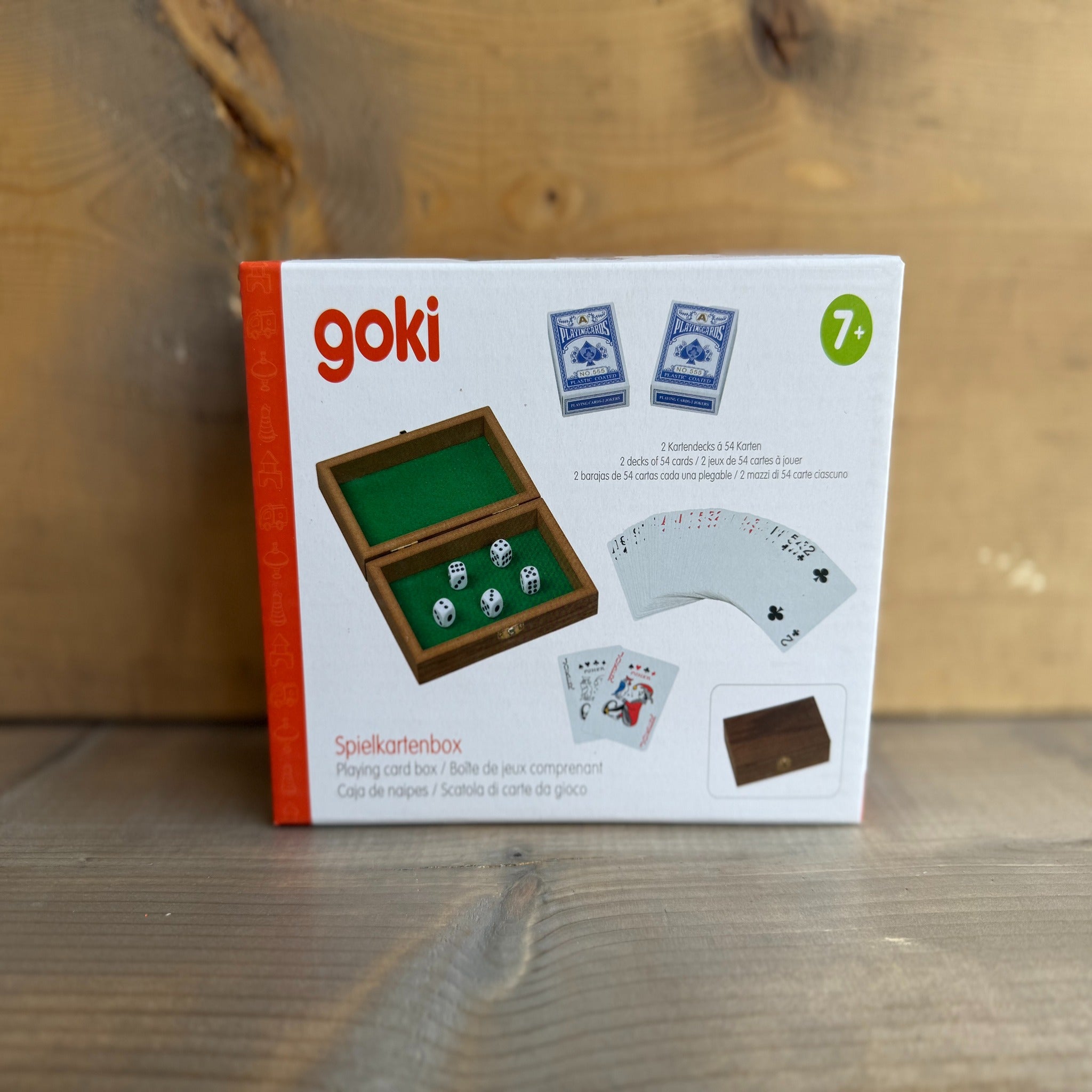 Playing Card Box (5 Dice) (2 Sets Of Cards)