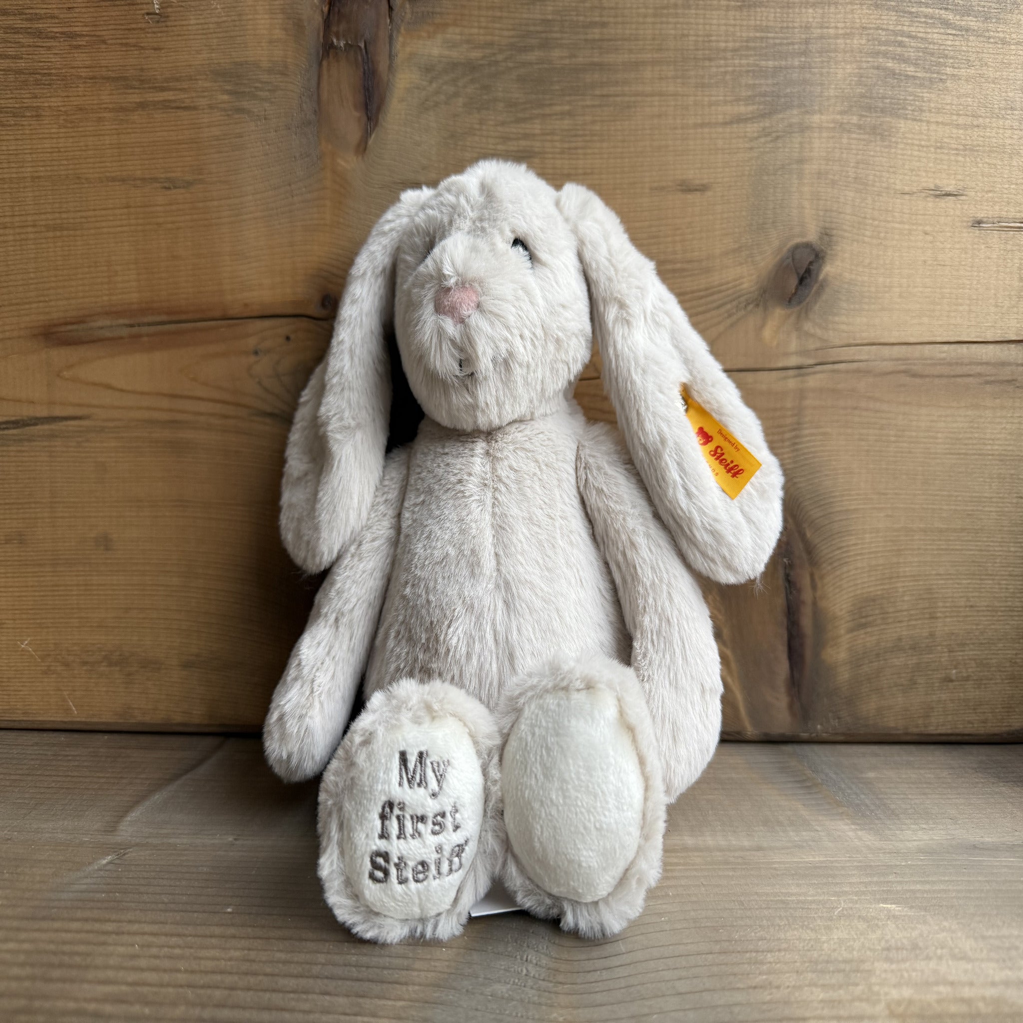 Hoppie Rabbit My First Steiff 26 (Light Grey)