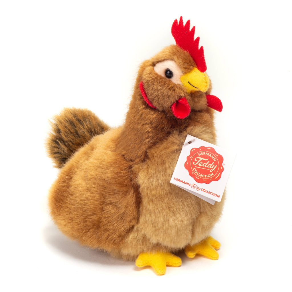 Hen brown 16 cm - plush toy - stuffed toy