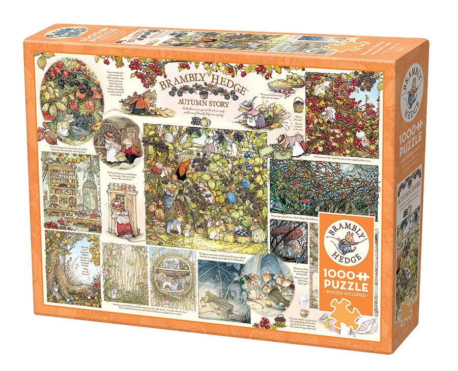 Brambly Hedge Autumn Story 1000-piece puzzle box by Cobble Hill