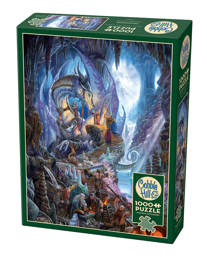 Dragonforge 1000-piece puzzle box by Cobble Hill