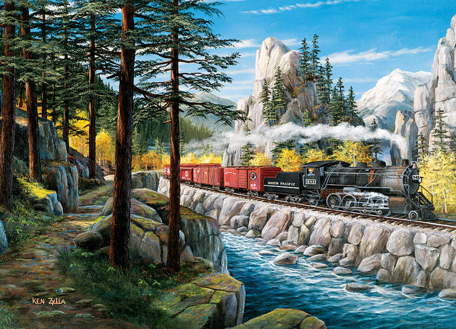 Rounding the Horn, the finished puzzle image