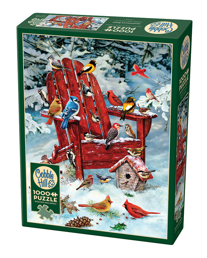 Adirondack Birds 1000-piece puzzle box by Cobble Hill