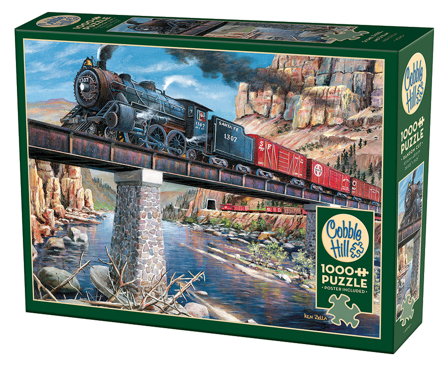 Stone Steel and Steam 1000-piece puzzle box by Cobble Hill