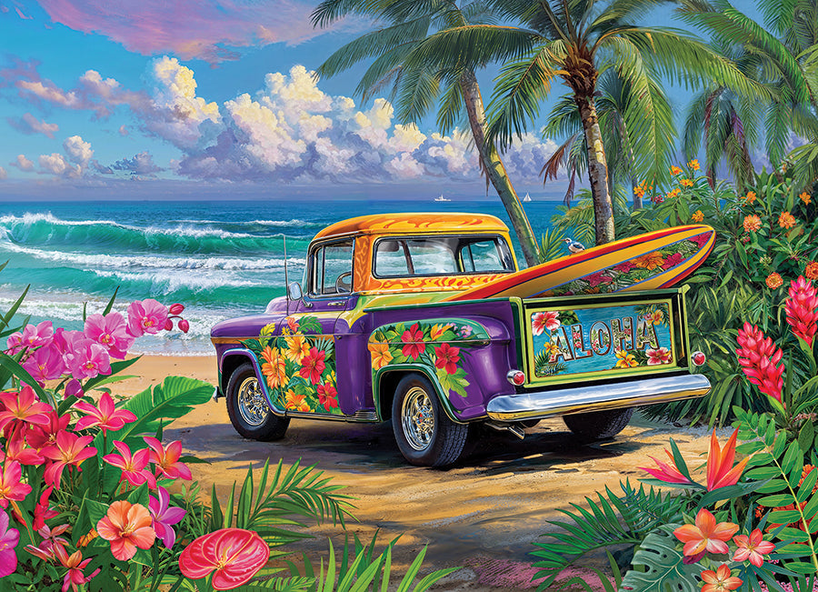 Aloha, the finished puzzle image