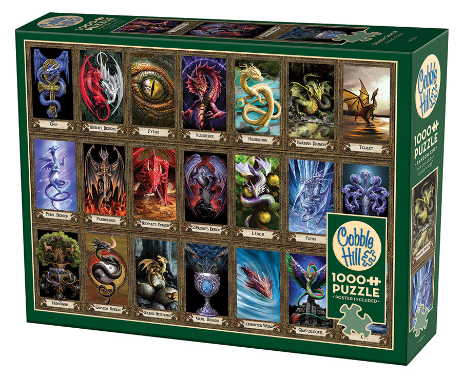Dragon Oracle 1000-piece puzzle box by Cobble Hill