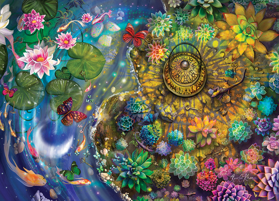 Lantern Light, the finished puzzle image