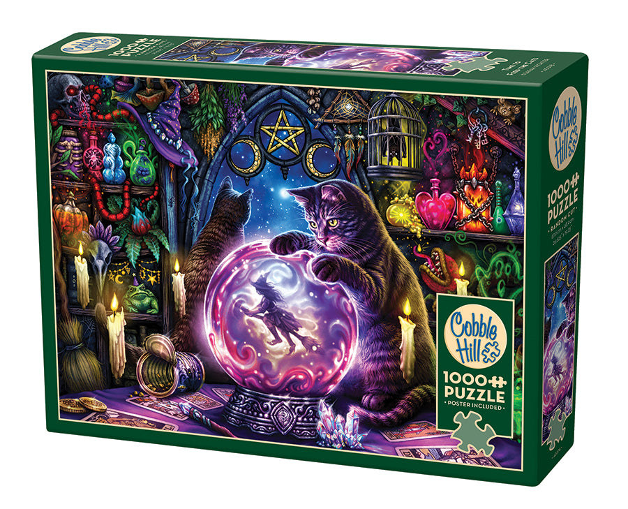 Time to Feed the Cats 1000-piece puzzle box by Cobble Hill
