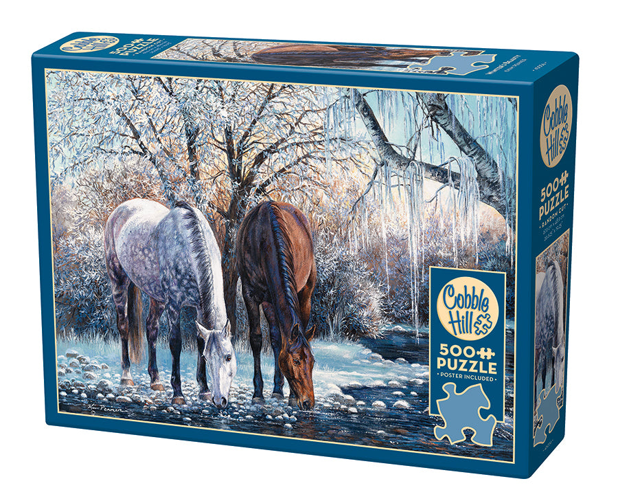 Winter's Beauty 500-piece puzzle box by Cobble Hill