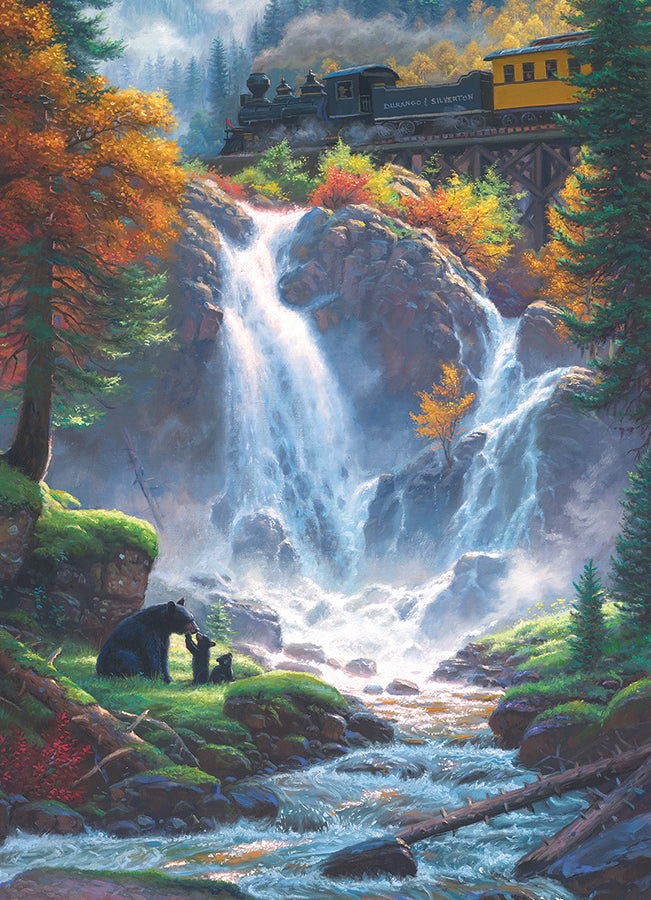 Mountain Pass, the finished puzzle image