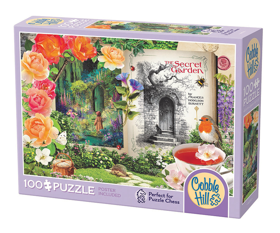 Once Upon A Time: The Secret Garden 100-piece puzzle box by Cobble Hill
