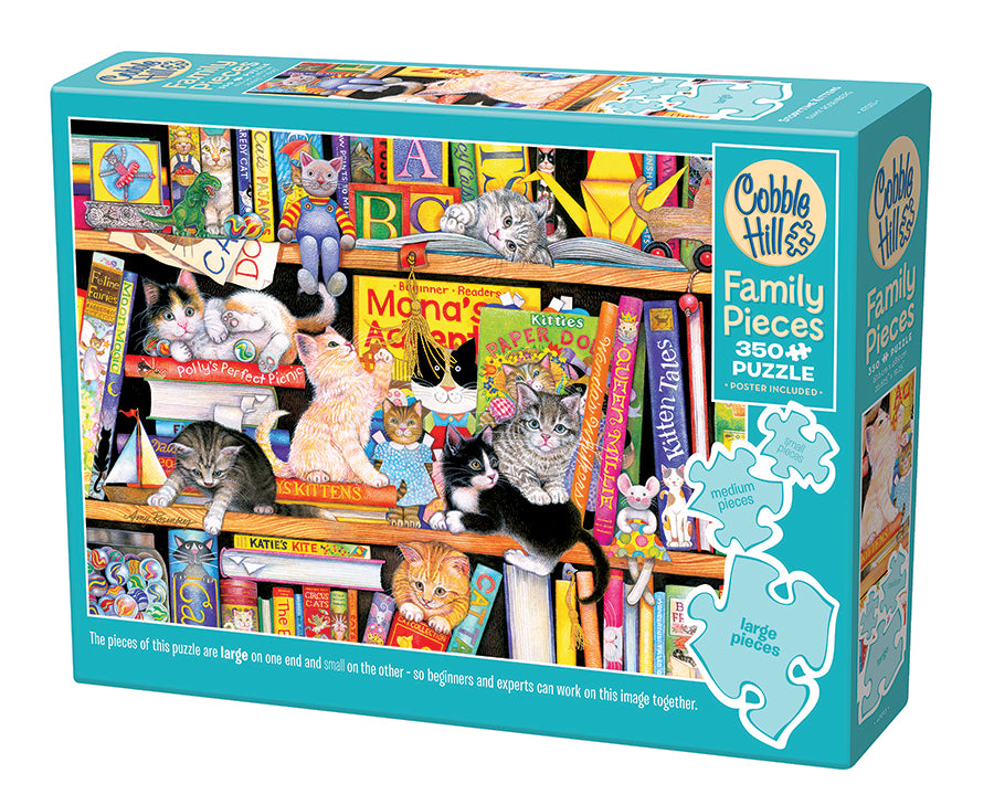 Storytime Kittens 350-piece puzzle box by Cobble Hill