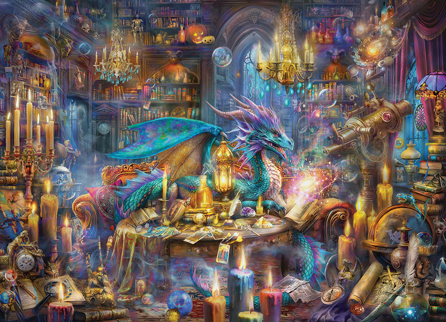 The Library Keeper, the finished puzzle image