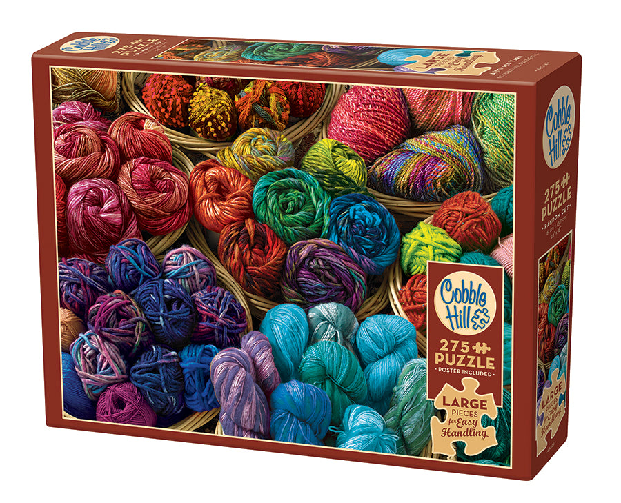 A Yen for Yarn 275-piece puzzle box by Cobble Hill