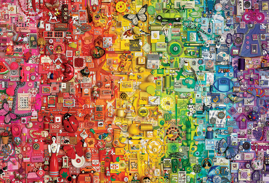Rainbow, the finished puzzle image