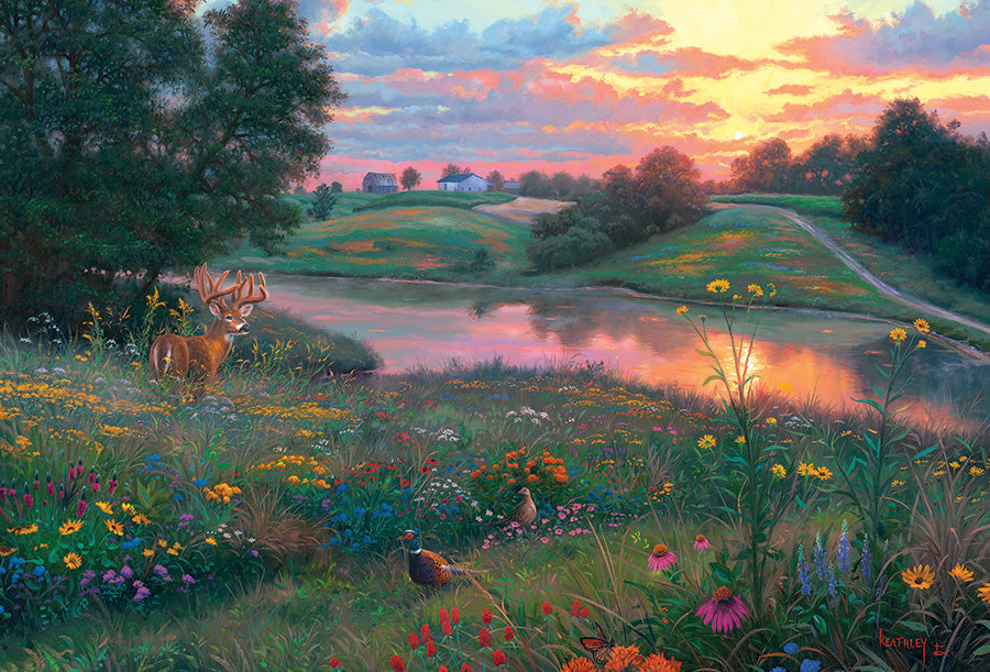 The Gloaming, the finished puzzle image
