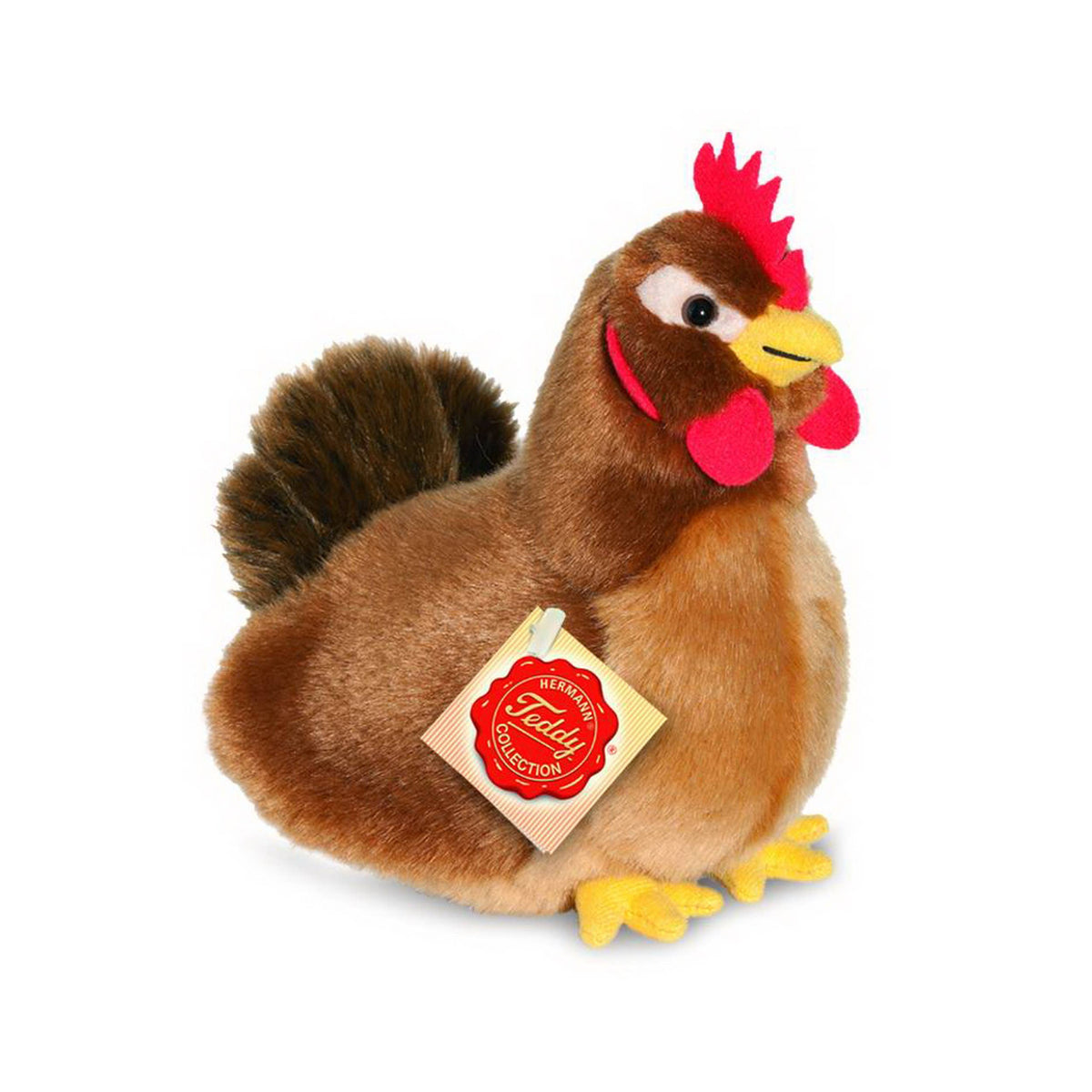 Hen brown 16 cm - plush toy - stuffed toy
