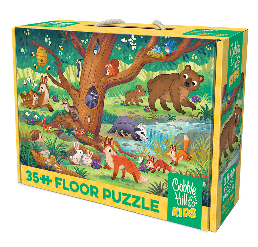 Bear and Friends 35-piece puzzle box by Cobble Hill