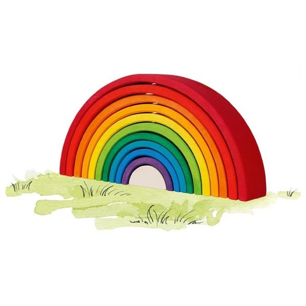 Rainbow Building Blocks by goki