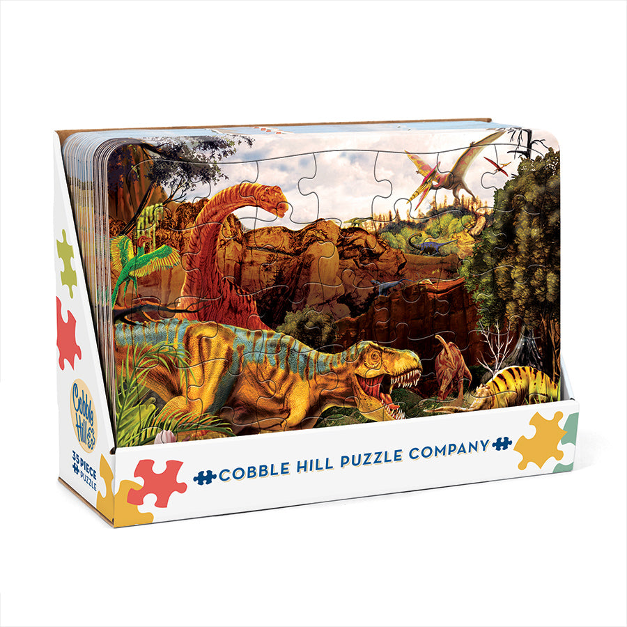 Dino Story tray, showing the pieces