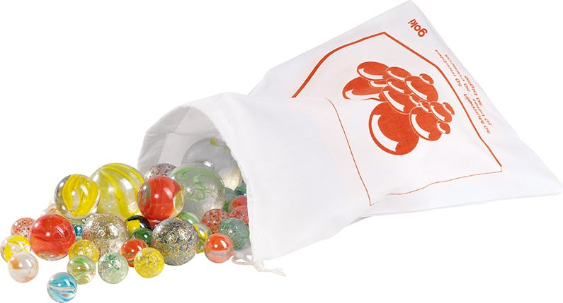 Marble Bag With 50 Marbles by goki