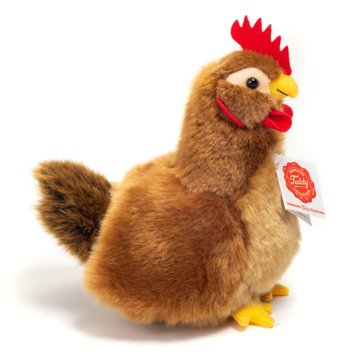 Hen brown 16 cm - plush toy - stuffed toy