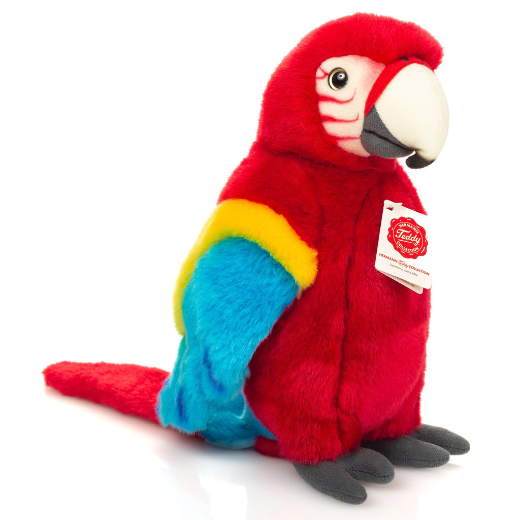 Scarlet Macaw Red 27 cm - Plush Toy - Stuffed Animal