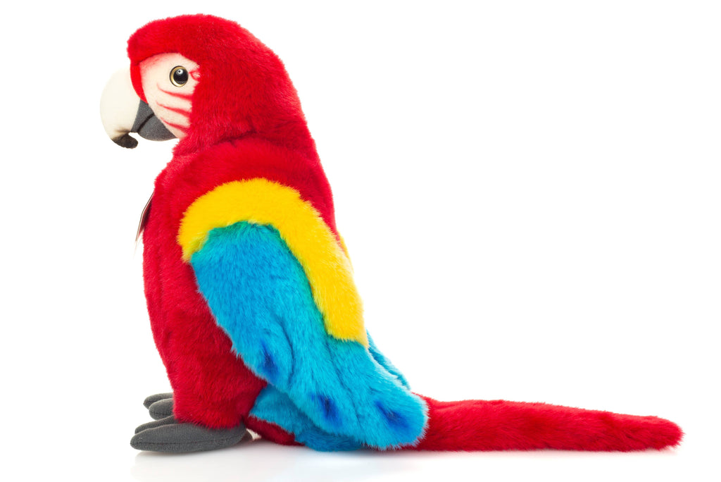 Scarlet Macaw Red 27 cm - Plush Toy - Stuffed Animal