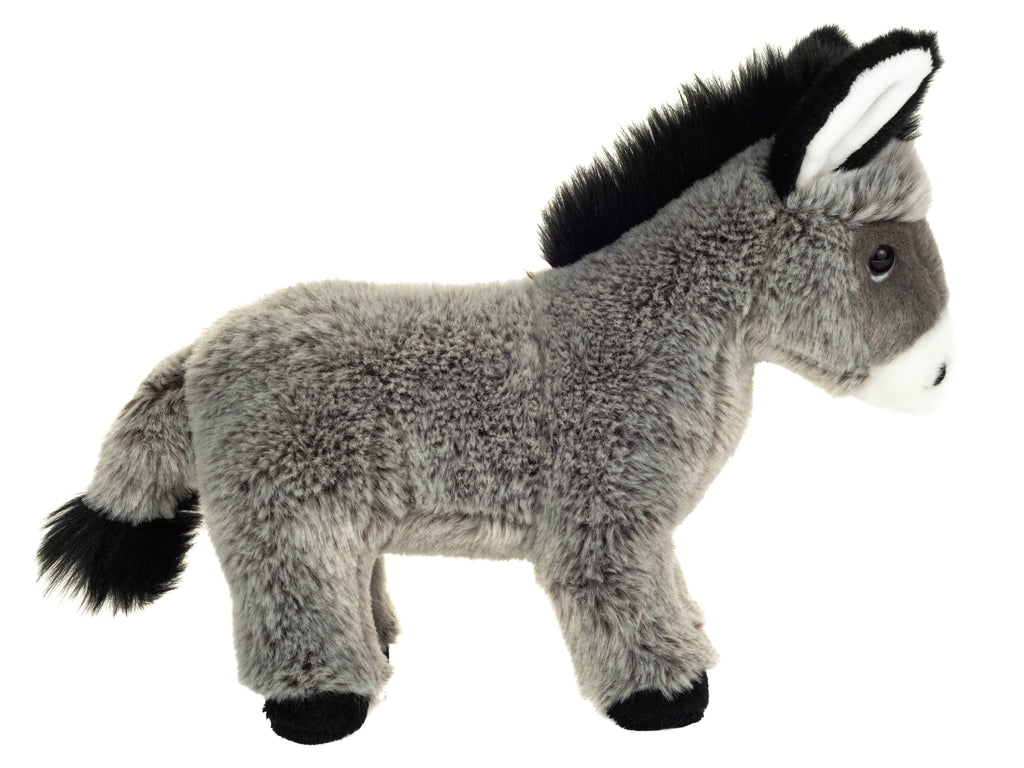 Donkey standing 27 cm - Plush toy - Stuffed animal