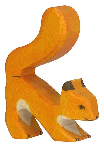 Squirrel (Orange) by Holztiger