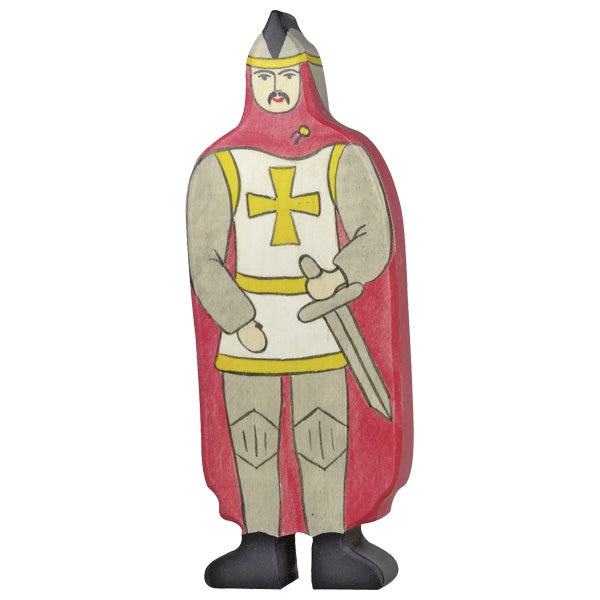Knight With Red Cloak by Holztiger
