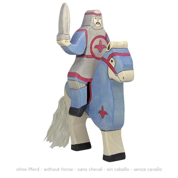 Blue Knight Riding (Without Horse) by Holztiger