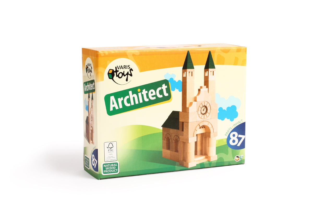 Architect 87 Parts Construction Set by VARIS, box