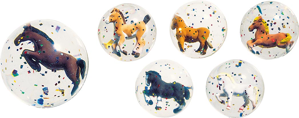 Bouncing Ball 3D Horse by goki, six shown