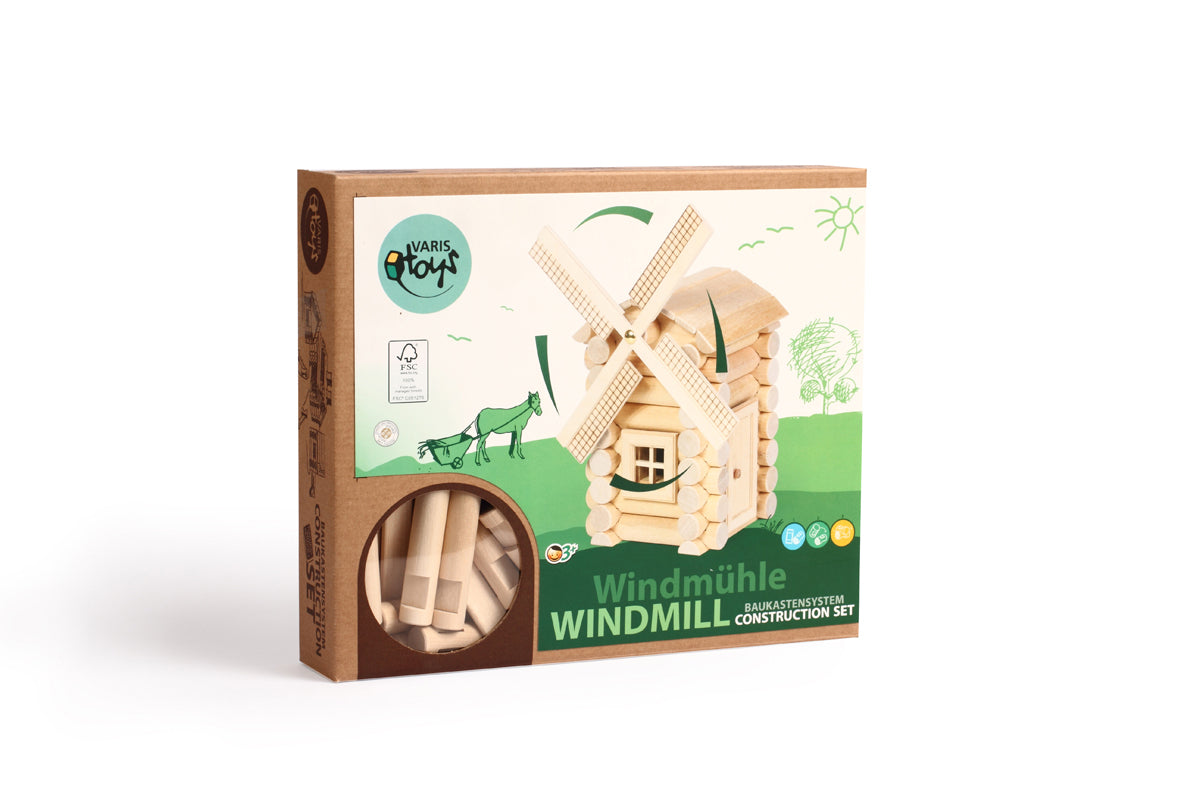 47 Part Windmill Construction Set by VARIS, box