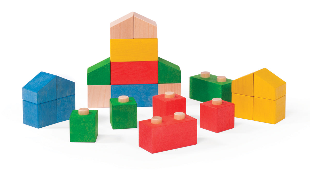 Stacking Blocks Vehicles 28 by VARIS, built as houses