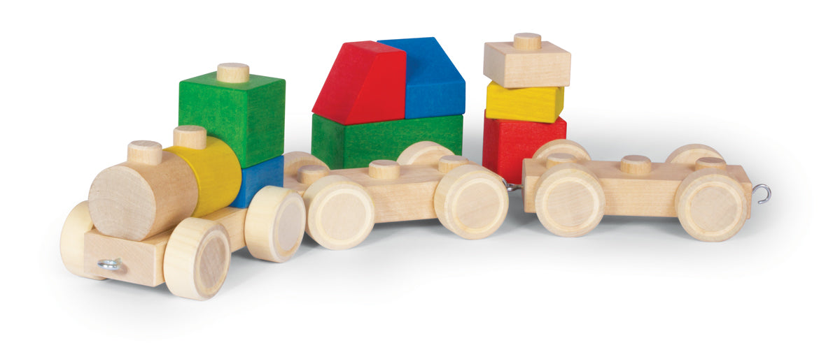 Stacking Blocks Vehicles 13 by VARIS, built as a train, another arrangement