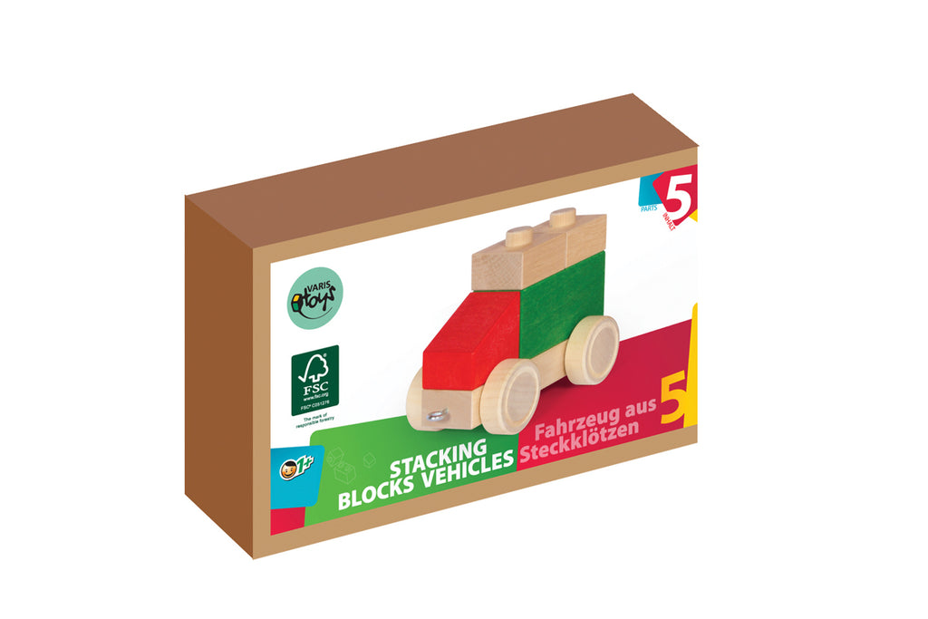 Stacking Blocks Vehicles 5 by VARIS, box front
