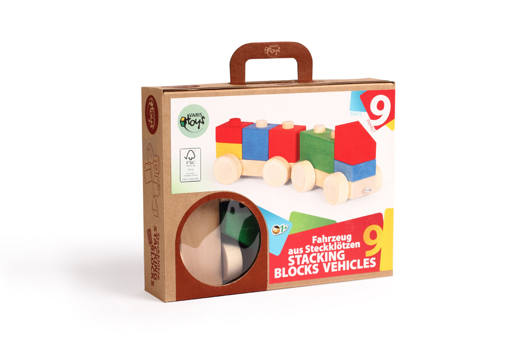 Stacking Blocks Vehicles 9 by VARIS, box