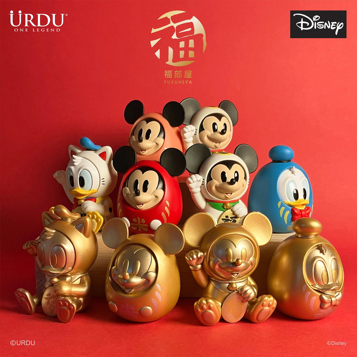 Disney Fukuheya Lucky Blind Box Series 1 by URDU, another view