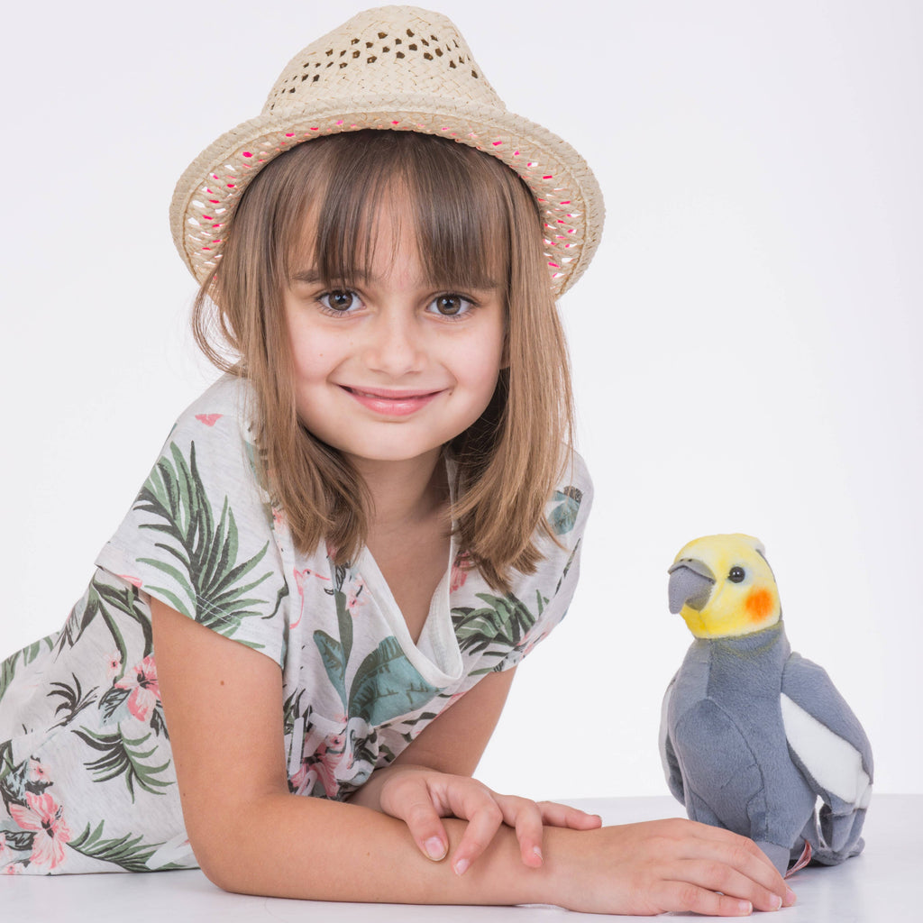 Cockatiel 17 cm - plush toy - stuffed toy